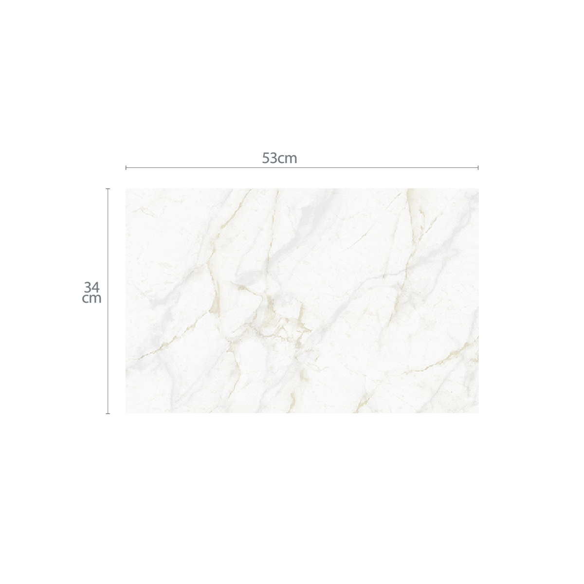 【MOODi】Super Easy Wallpaper 無痕無殘膠DIY黏貼牆紙 (雲石象牙白)#T042-4