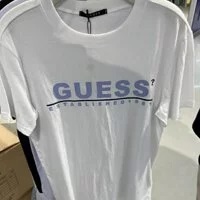[S] GUESS COMMON PRINT SHORT SLEEVE T-SHIRT,WHITE, NM2K9352-WHT [FINAL SALE] (SGU145)