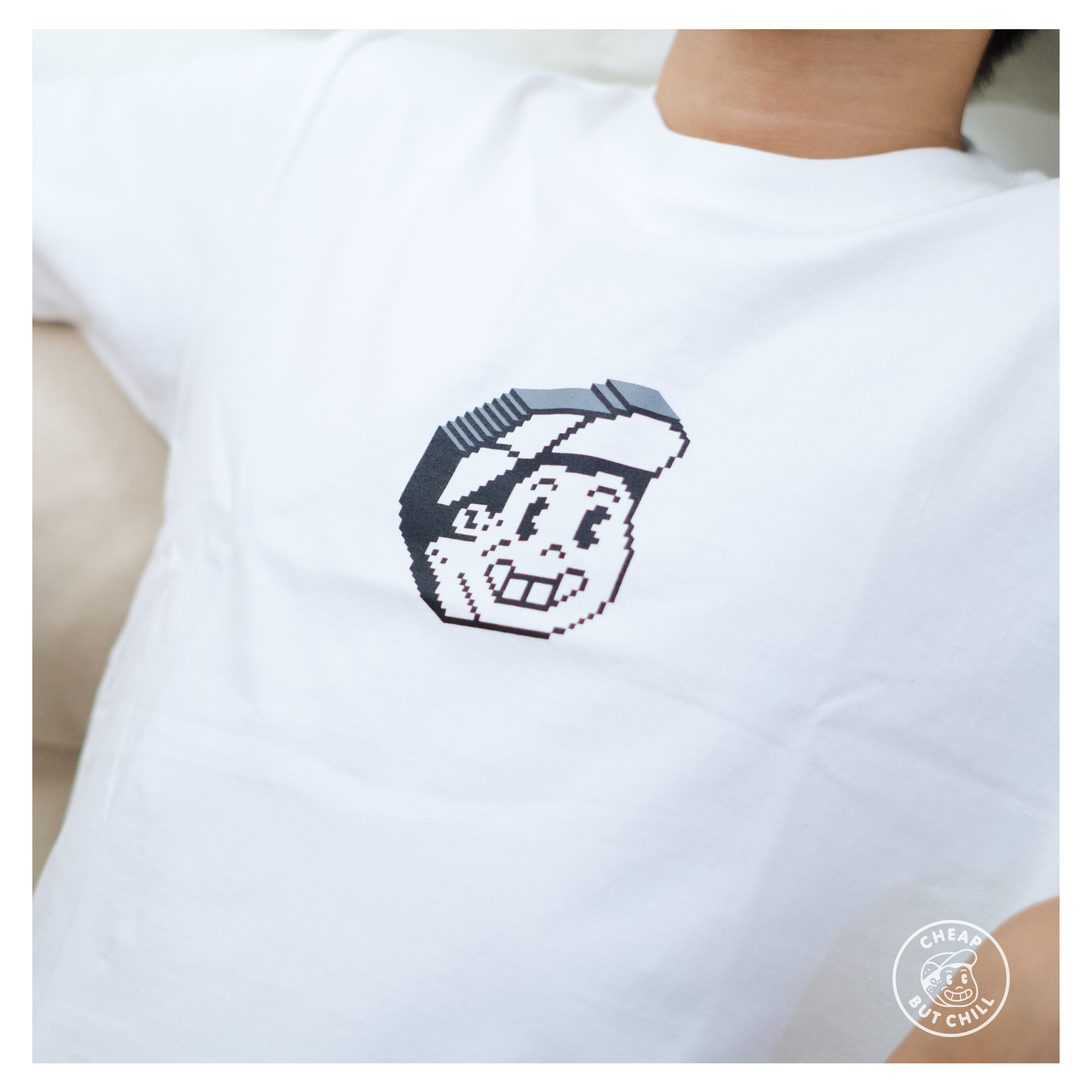 RE-STOCK!! ❞ CheapbutChill Pixelart Logo Tee