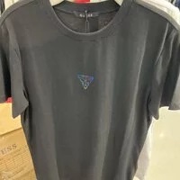 [S] GUESS COMMON IRON MAN TRIANGLE SHORT SLEEVE T-SHIRT,BLACK, NM2K9365-BLK (SGU149)