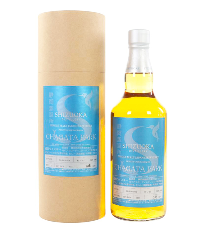 靜岡 Private Cask Bottling for Chacata Park 非泥煤單一麥芽威士忌 700mL