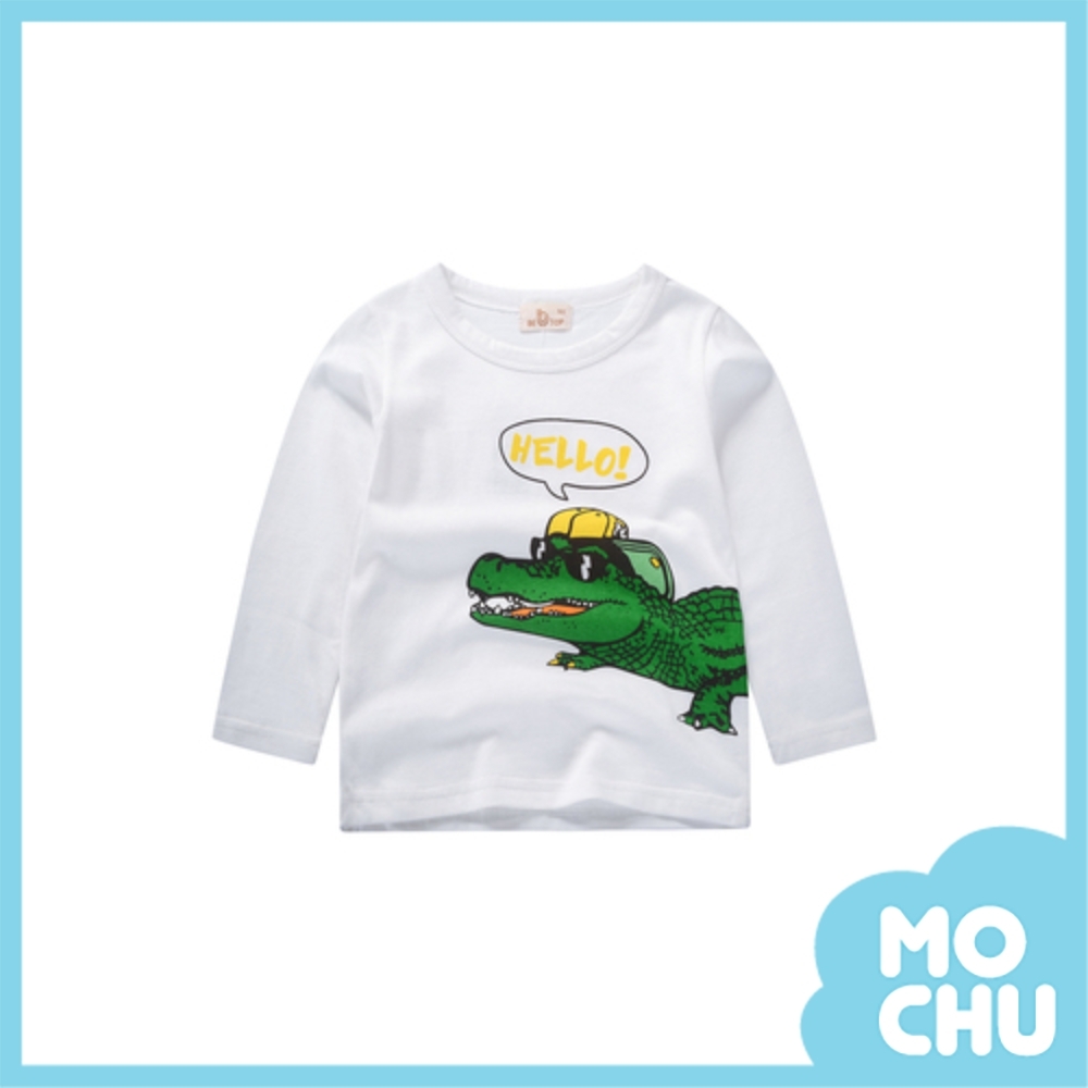 帽子鱷魚長袖上衣