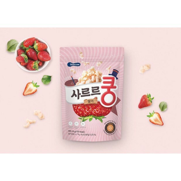 【樂森藥局】『 現貨』韓國智慧媽媽 BEBECOOK 寶膳 幼兒 益生菌 泡芙 餅乾 零食 香蕉 草莓 優格起司