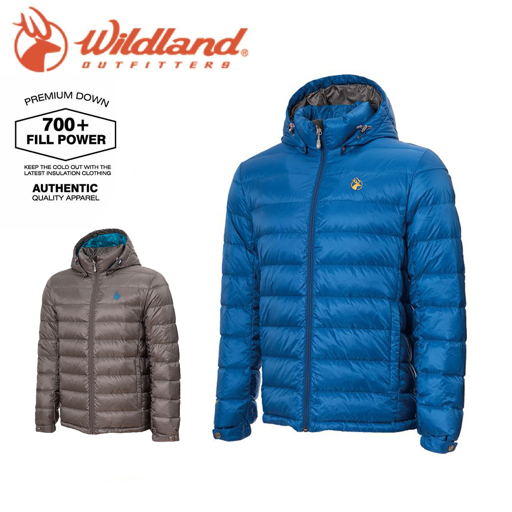 Wildland 0A72102 收納枕拆帽極暖鵝絨外套 男款 (2色) 保暖/防風/輕量/高蓬鬆度/旅遊/露營/登山 02W0072102