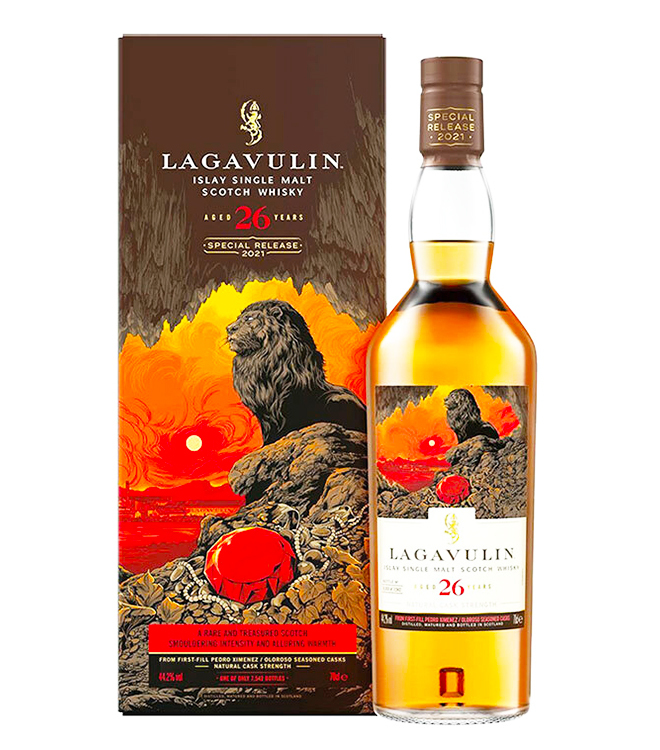 拉加維林 26年 猛獅瑰寶 2021限量 單一麥芽威士忌原酒 700mL