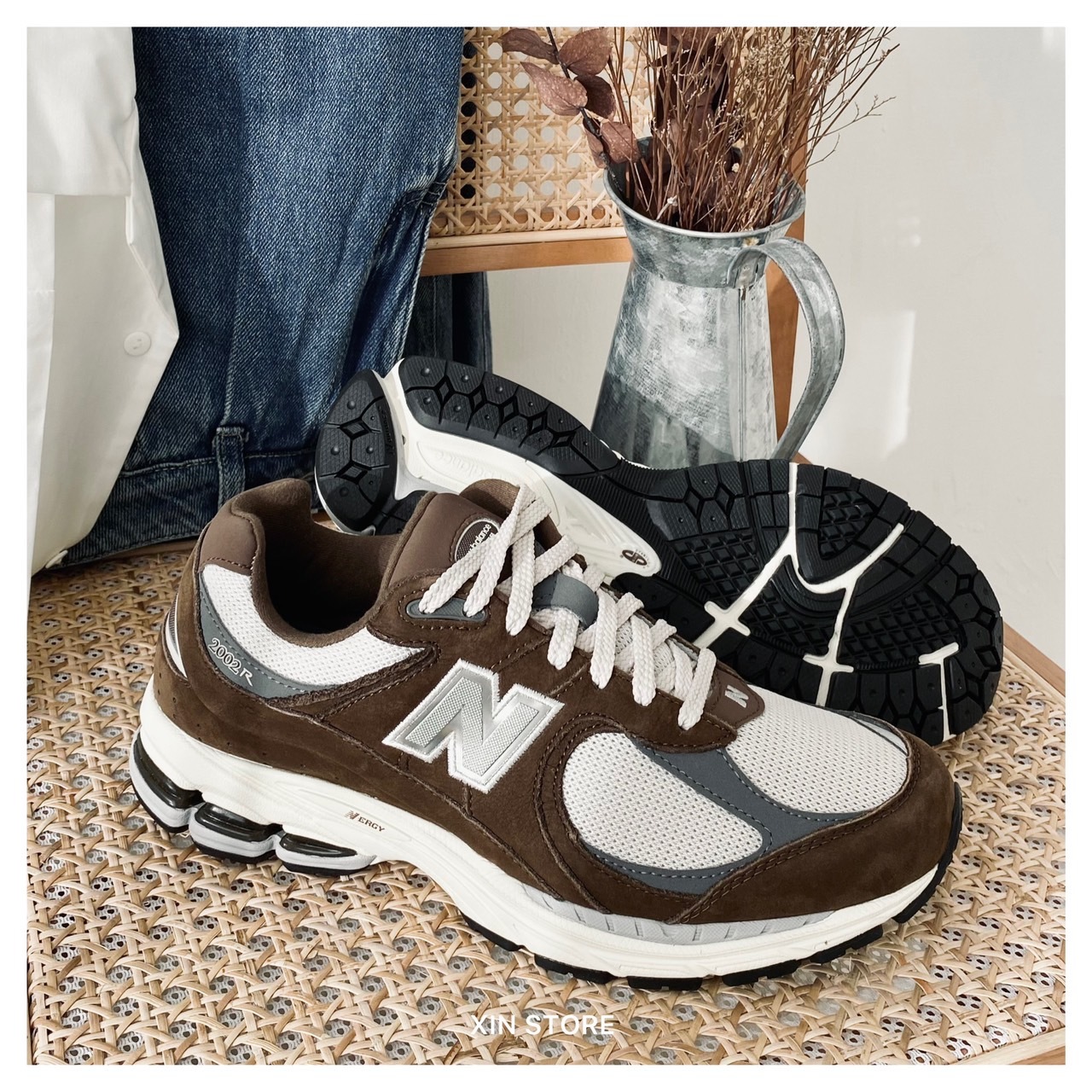 【現貨】New Balance NB M2002RHS 工裝 麂皮 奶油底 深咖啡