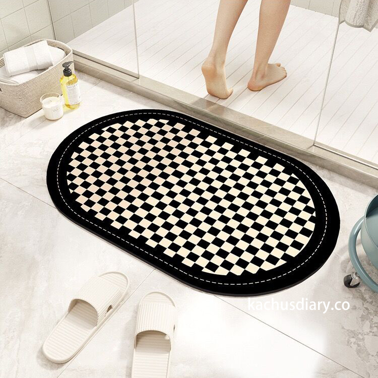 美式複古矽藻泥地墊