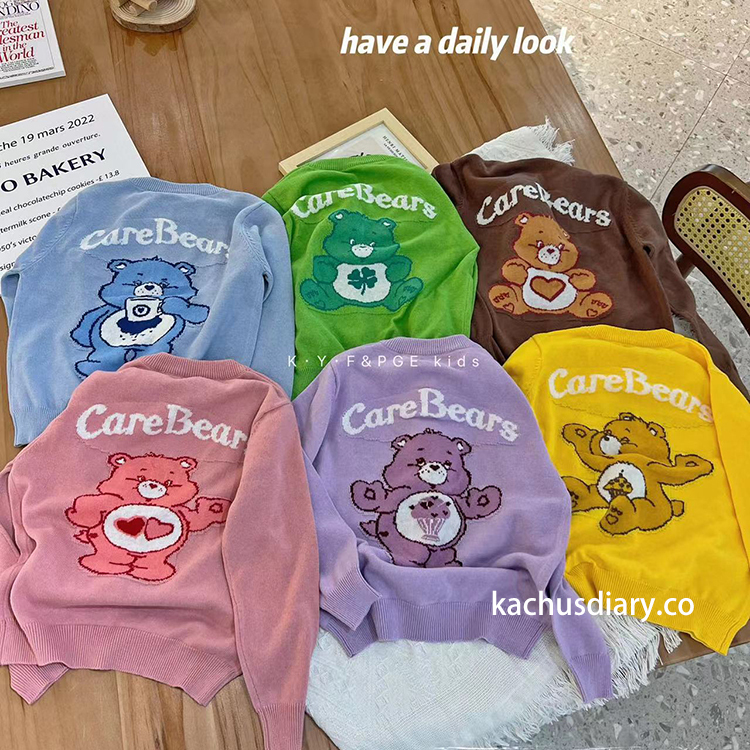 love bear knitted sweater
