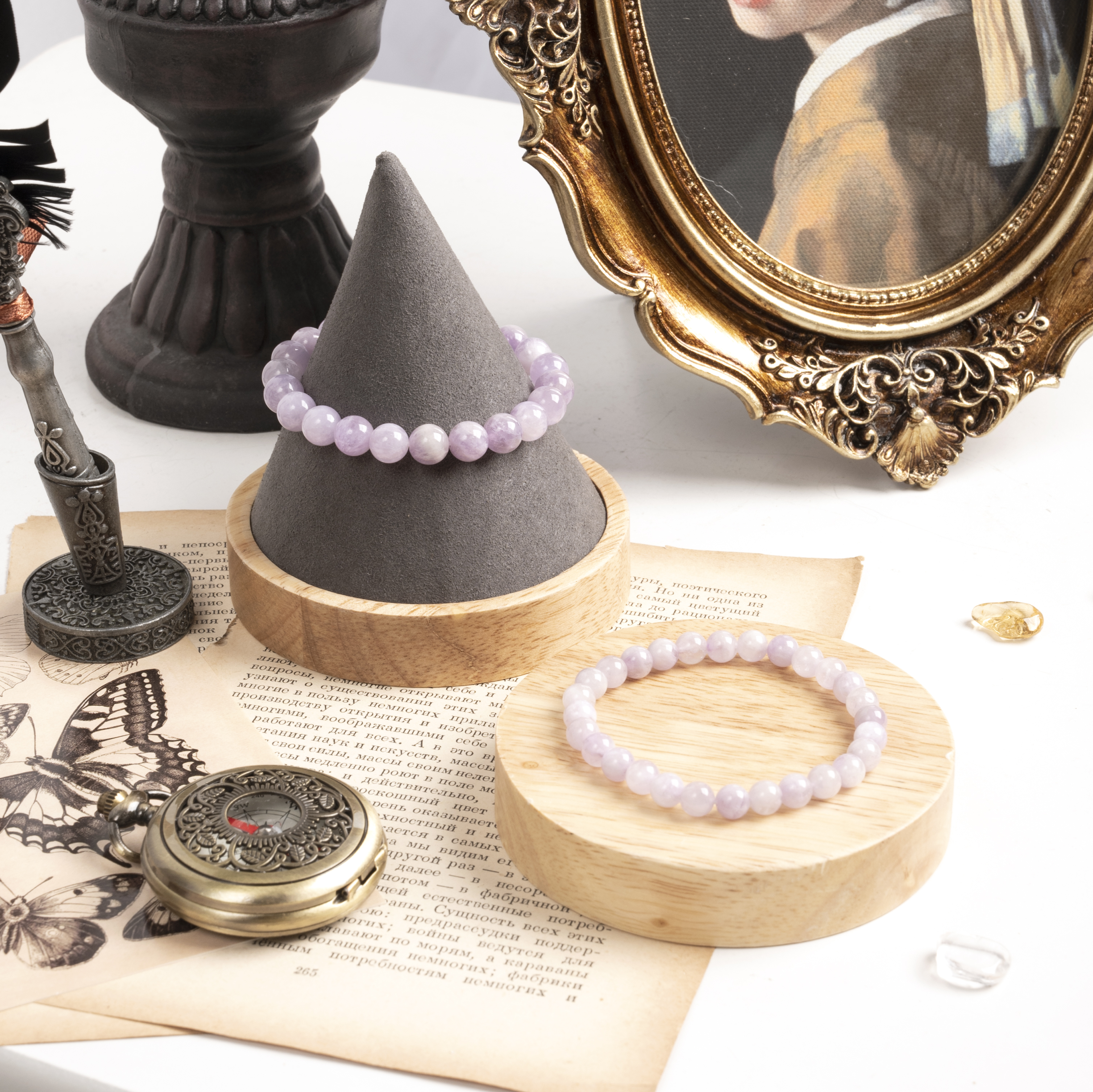 【無瑕】紫水晶素色手鍊