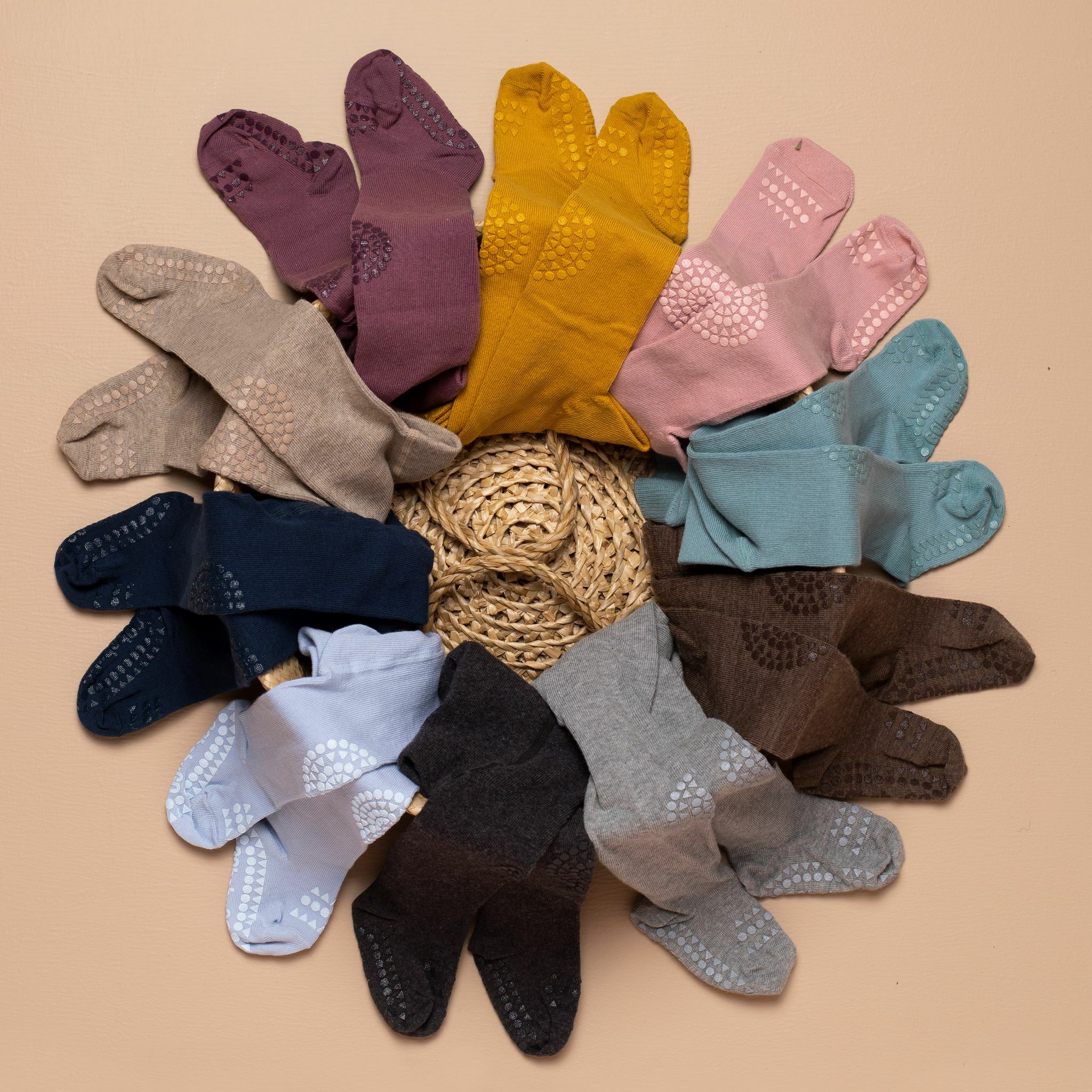 丹麥GoBabyGo 彈力棉爬行褲襪 - Soft Pink