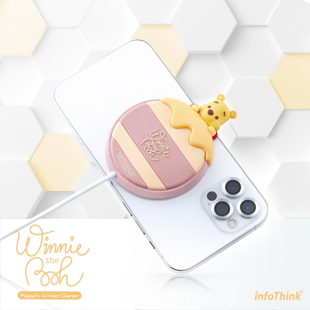 【Hook's嚴選】小熊維尼系列磁吸無線充電盤