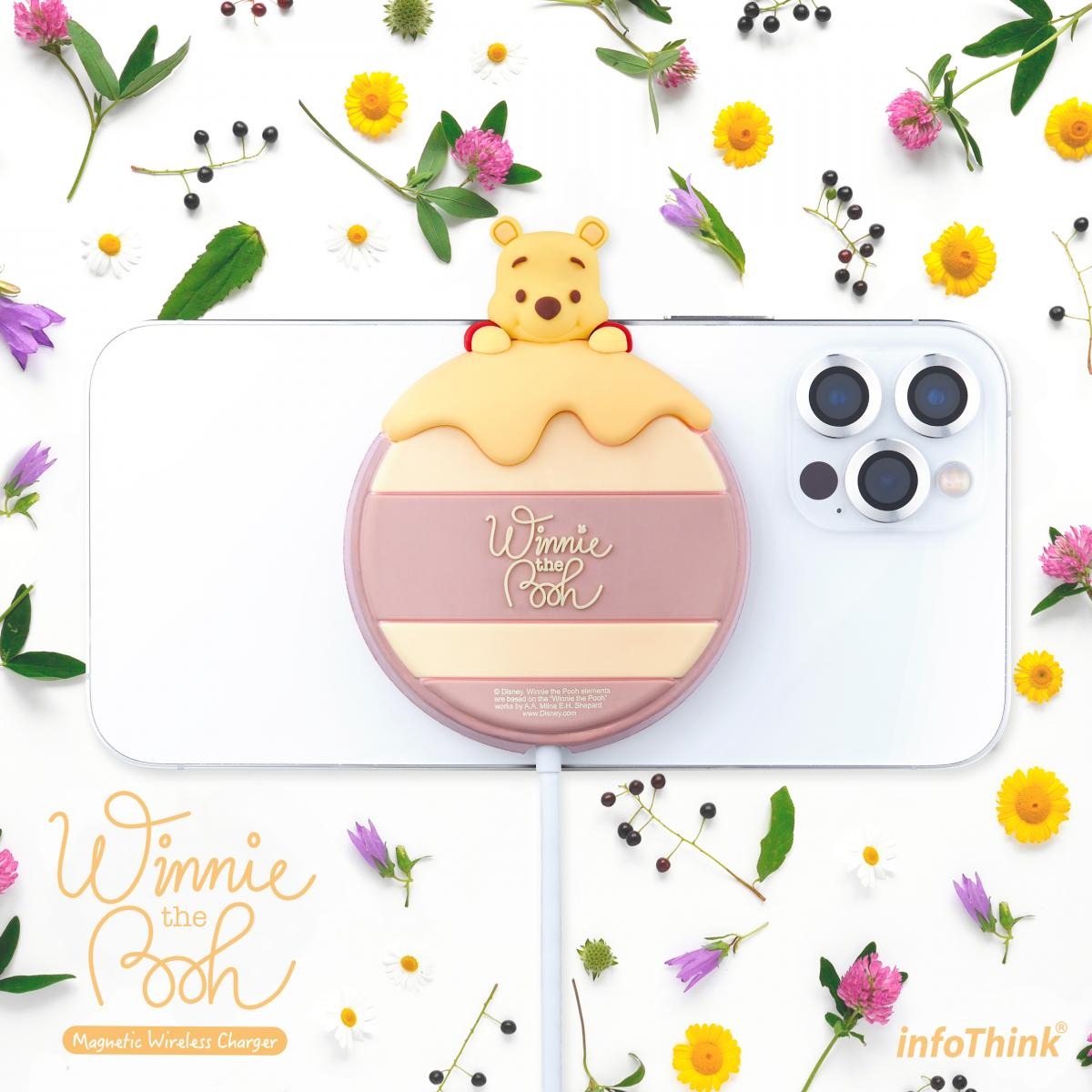 【Hook's嚴選】小熊維尼系列磁吸無線充電盤