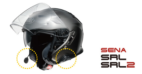GT-Air2にSENA SRL2をつけてみた！｜SHOEI専用設計インカム