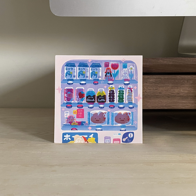 Hoi ホーイ｜正方明信片｜販賣機