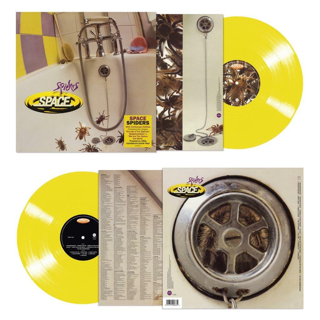 Space《Spiders (25th Anniversary Edition)》（180g 黃膠LP）