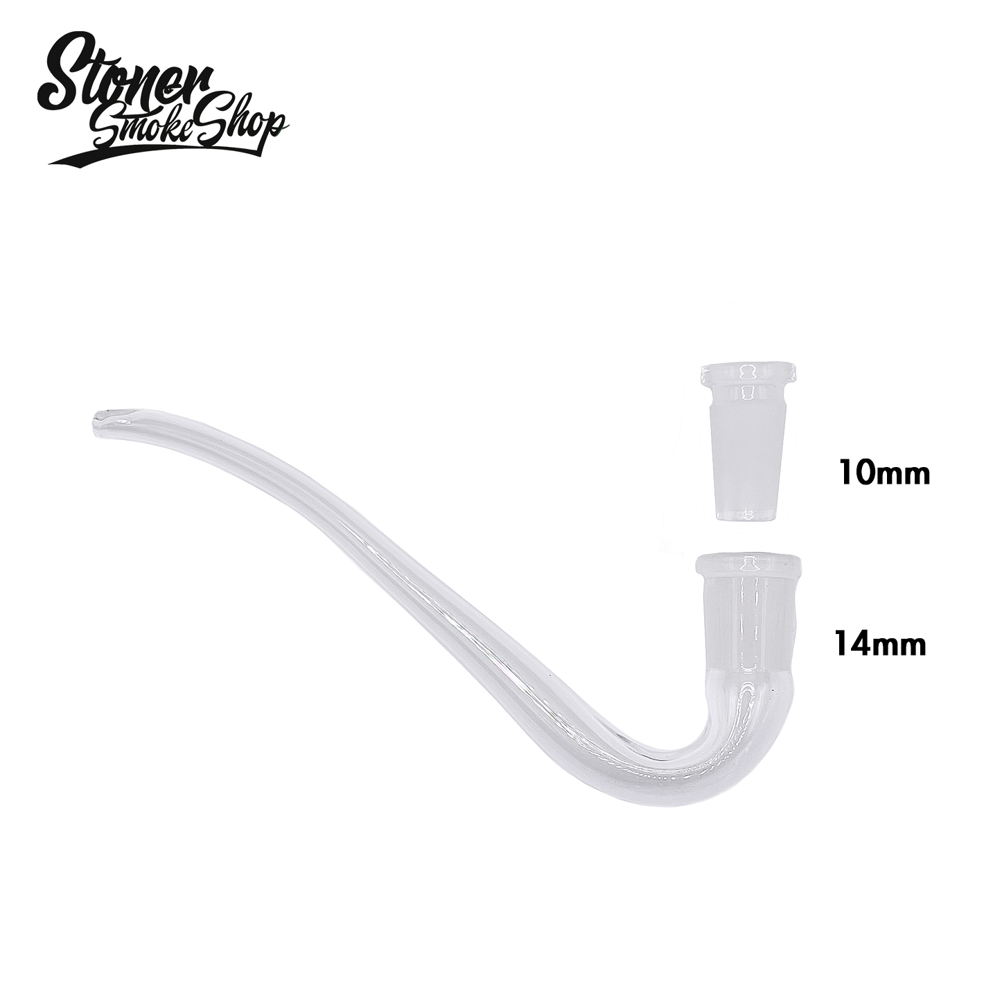 🇹🇼 Stoner Smoke Shop - 10/ 14mm J Hook 玻璃煙斗