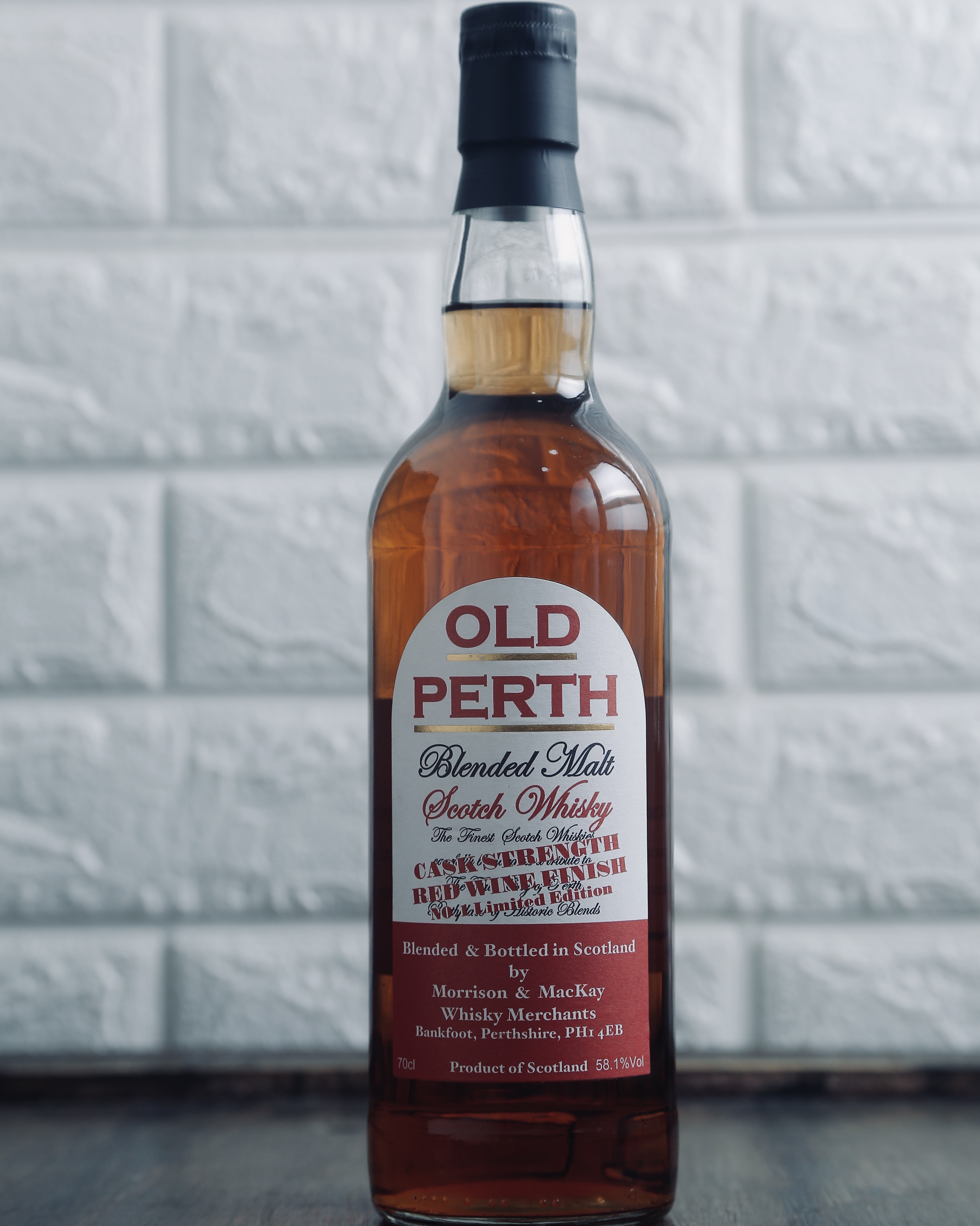 Old Perth Cask Strength Blended Malt Red Wine Finish