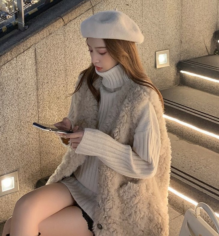 ᴷᴼᴿᴱᴬ 🇰🇷溫暖羊咩咩馬甲背心