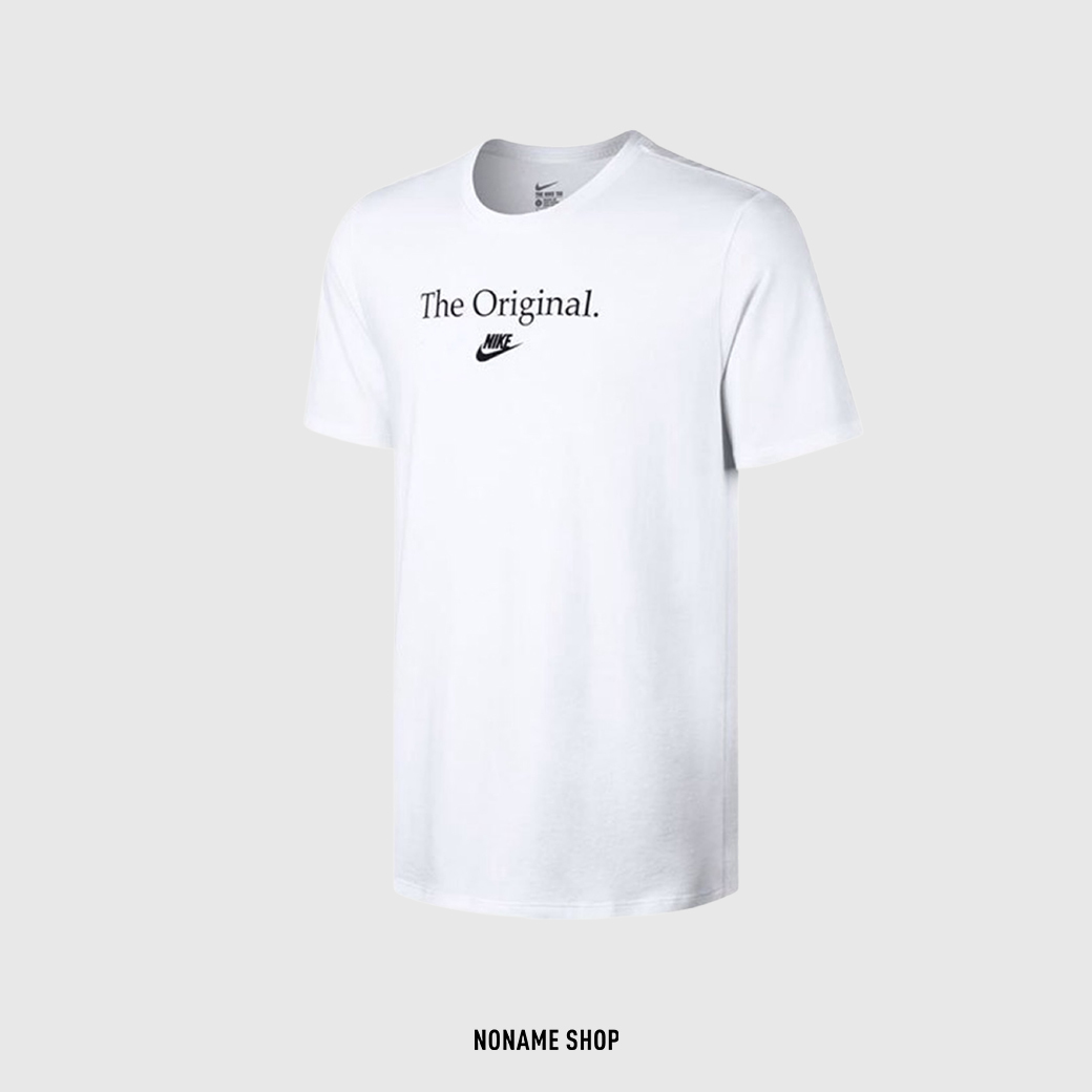 NIKE THE ORIGINAL 經典 小 LOGO 短T 白色