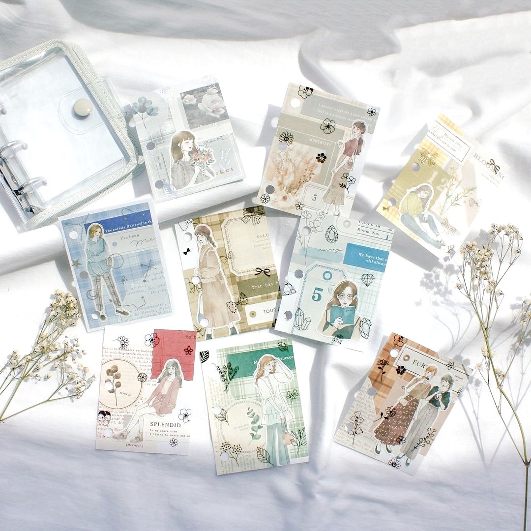 Mind Wave Sticker Pack－Paper Bundle Series (Japanese Stationery Brand)