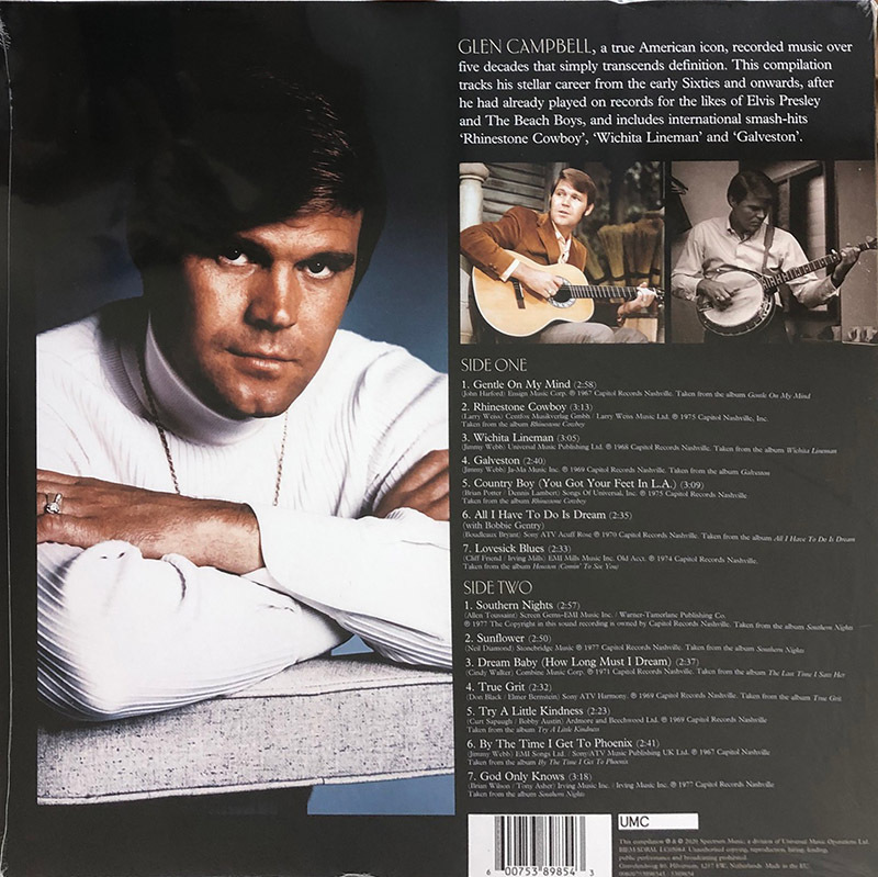 Glen Campbell-Gentle On My Mind: The Collection LP VINYL