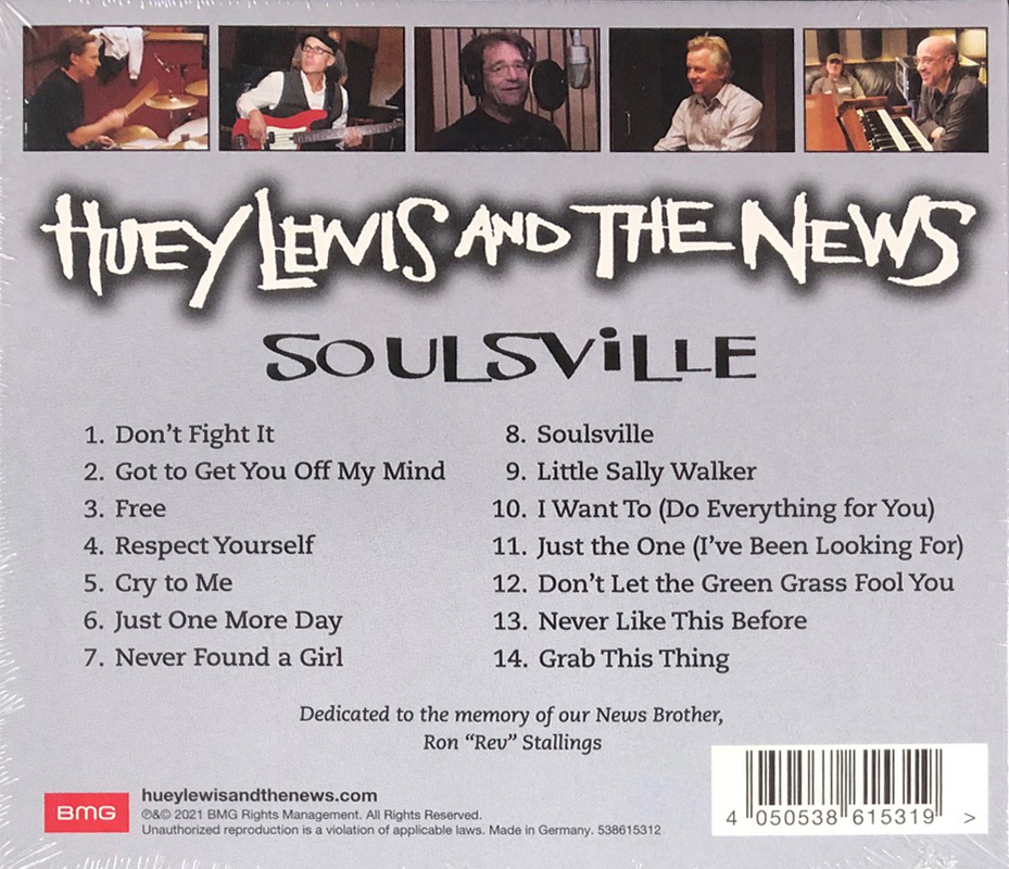 Huey Lewis & The News - Soulsville CD