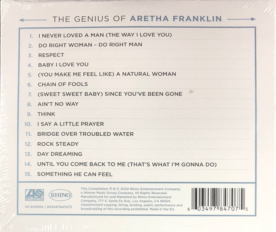 Aretha Franklin - Genius Of Aretha Franklin CD