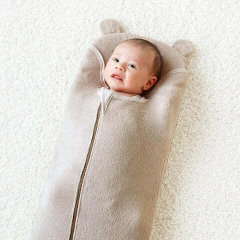 10Mois 四季蛋型睡眠墊-啡色熊仔造型