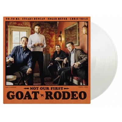 馬友友 YO-YO MA, STUART DUNCAN, EDGAR MEYER AND CHRIS THILE NOT OUR FIRST GOAT RODEO CRYSTAL CLEAR LP