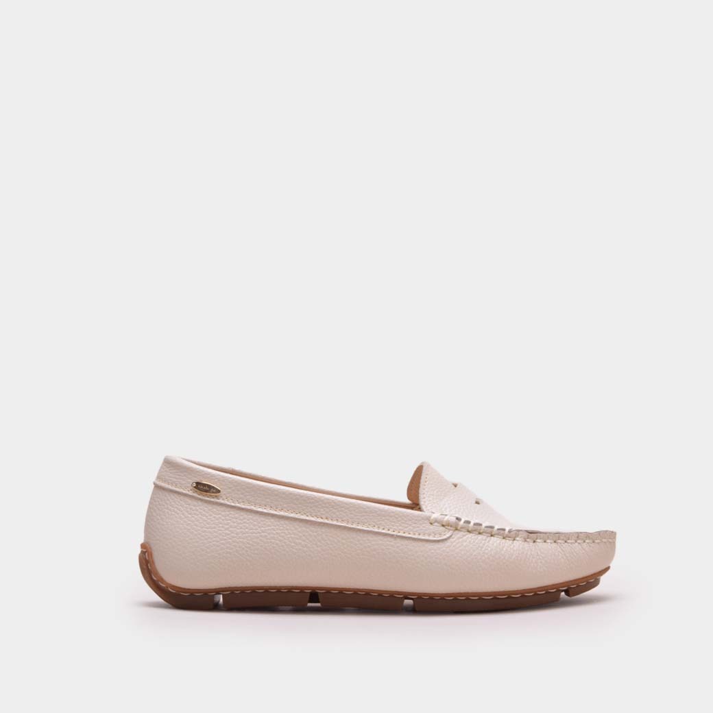 2130 米白 莫卡辛