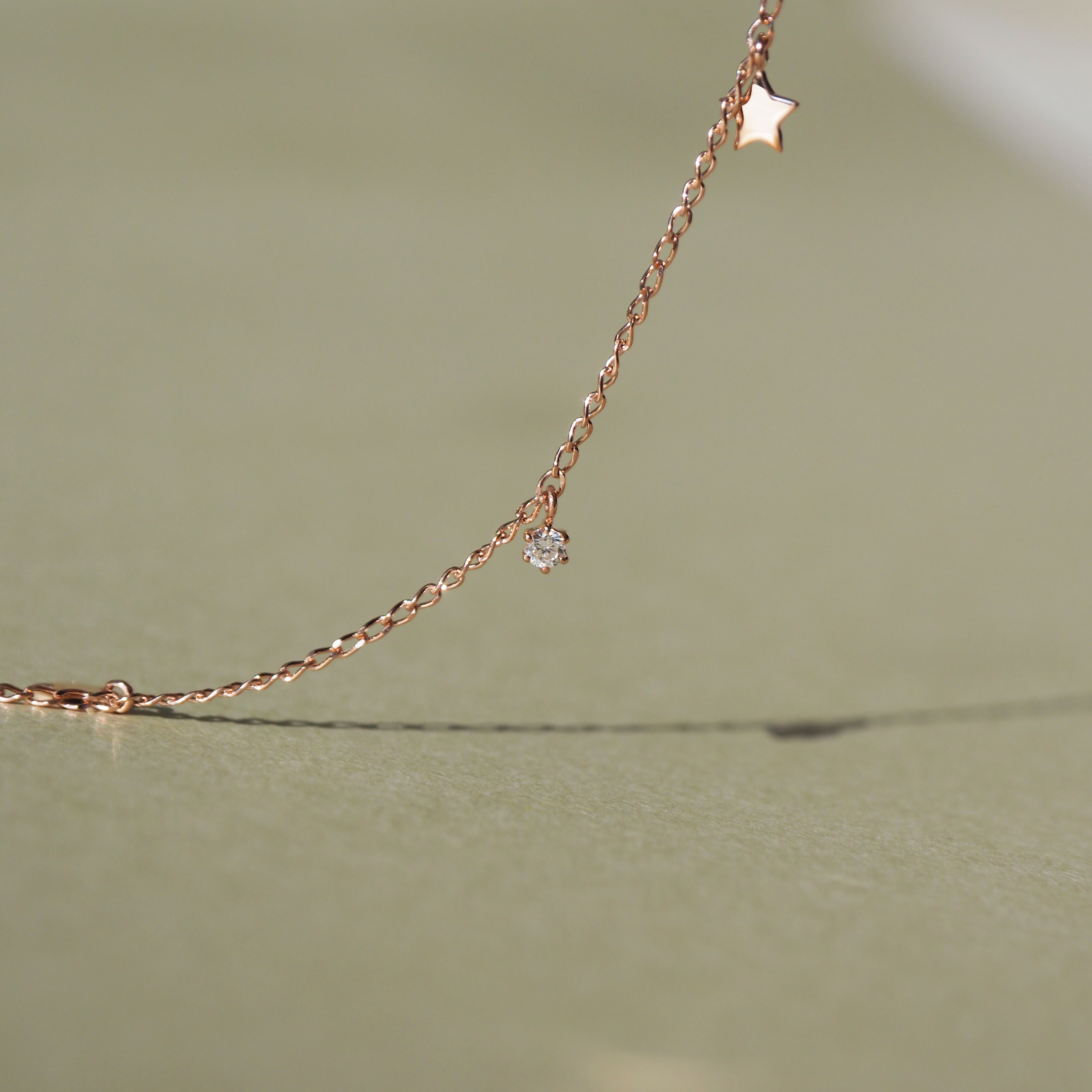 14K Star&tiny真鑽手鍊