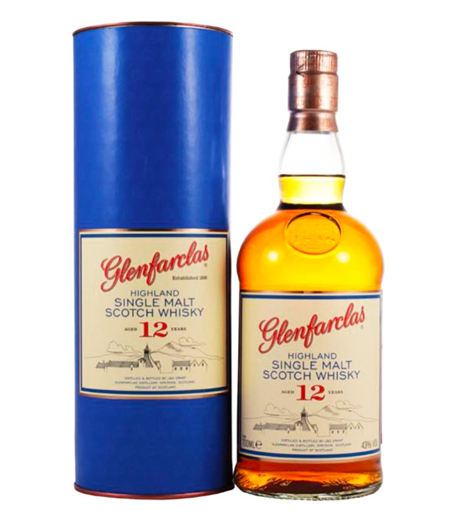 Glenfarclas 12 Year Old Single Malt Scotch Whisky 1000mL