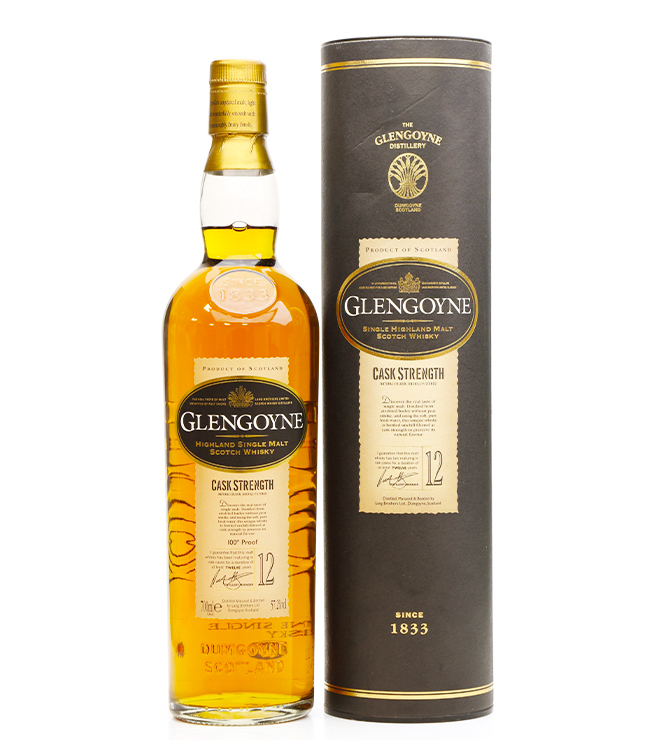 Glengoyne 12 Year Old Cask Strength Whisky 700mL (Old Bottling)