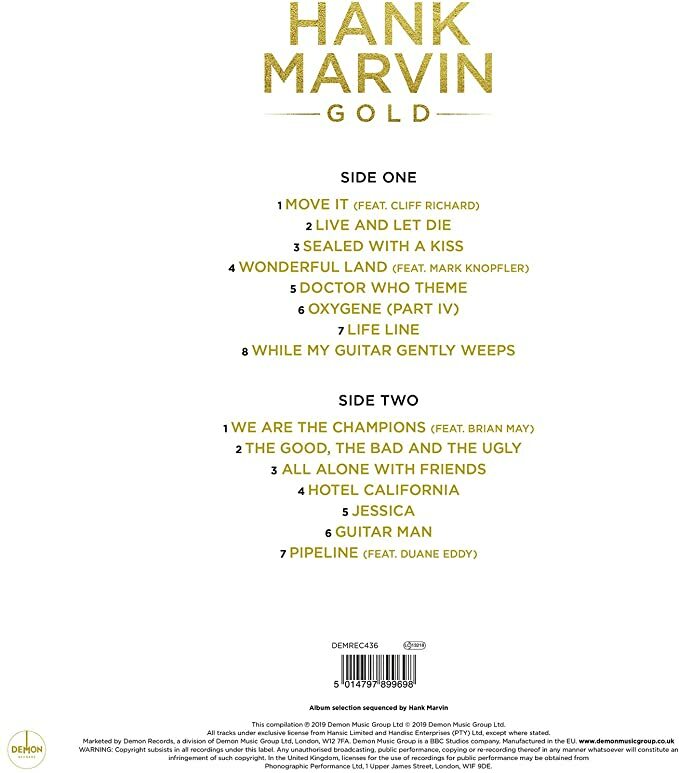 Hank Marvin - Gold (Gold Colored Vinyl) LP