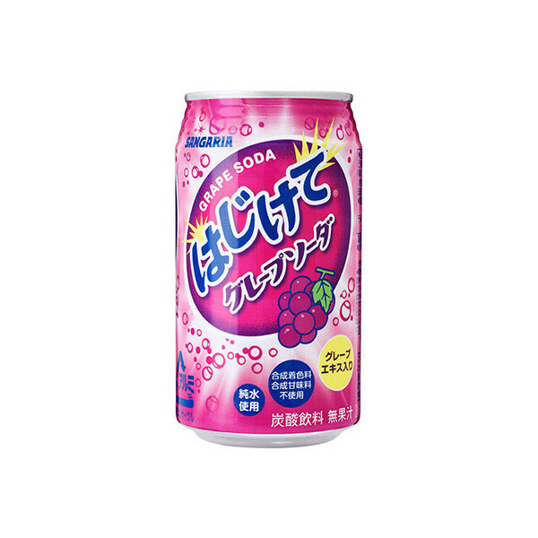 日本 Sangaria提子味汽水 350g