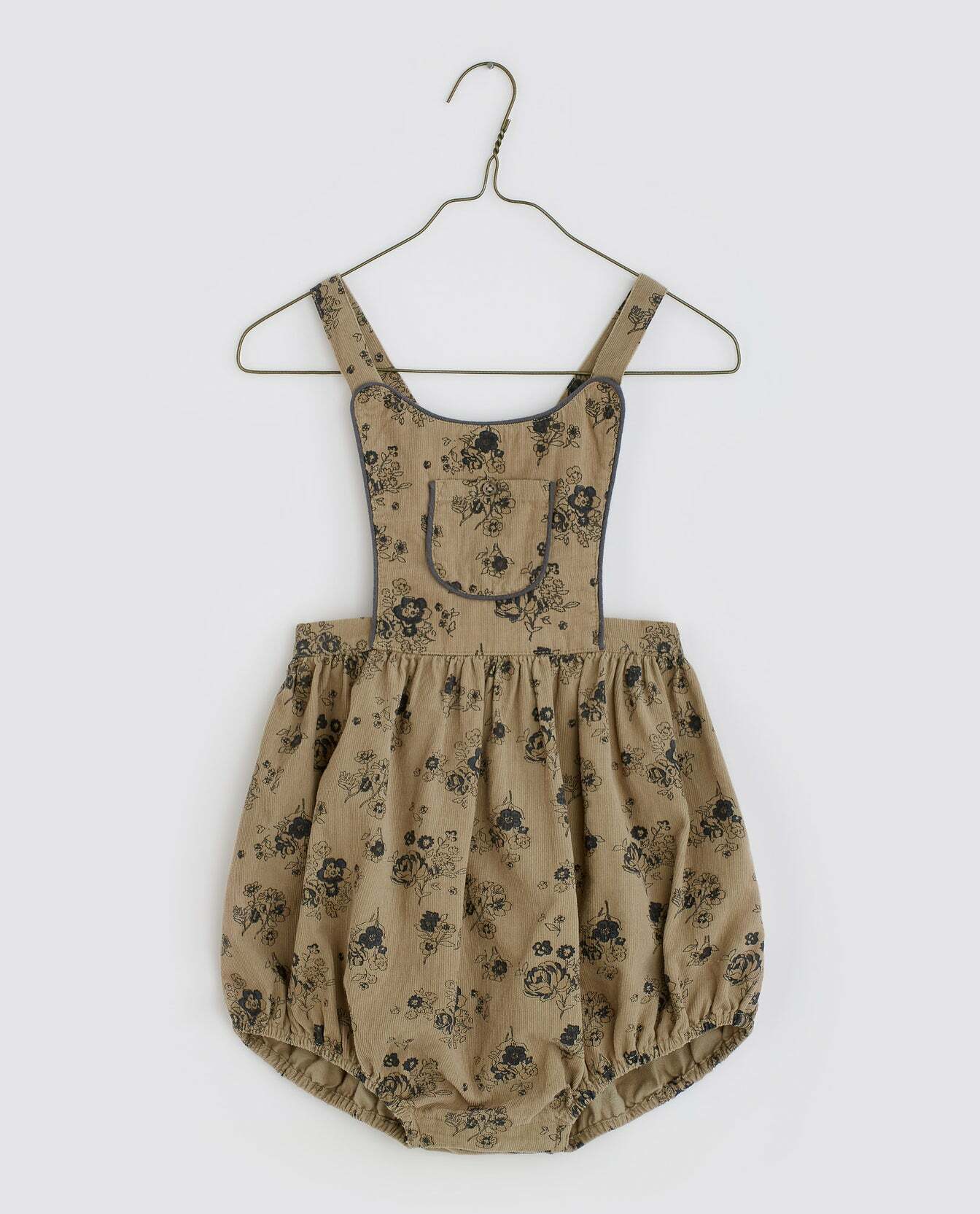 LITTLE COTTON CLOTHES - Dalia Romper（Rose Cord Floral）