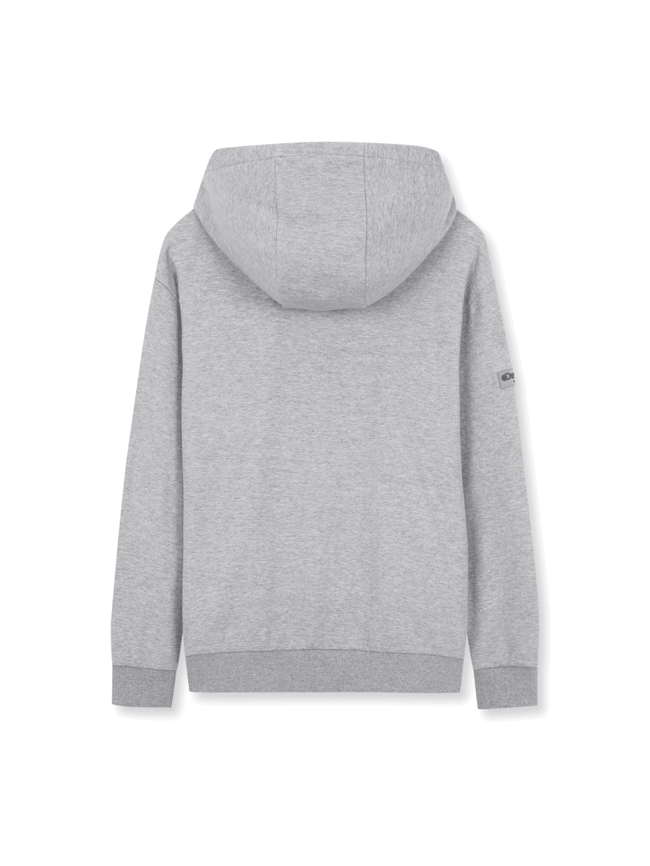 Discovery 大LOGO 塗鴉 長袖 帽T 灰色