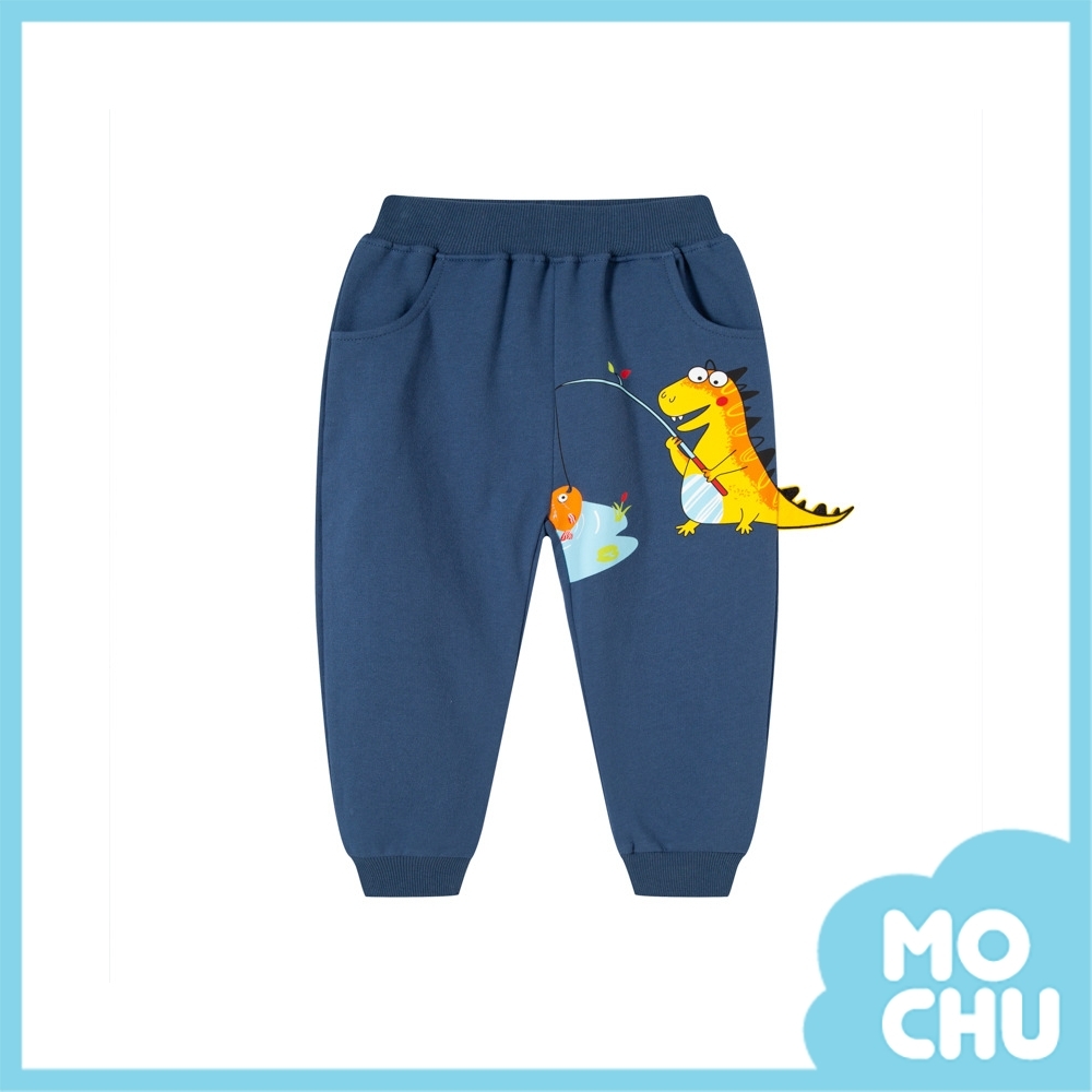 恐龍愛釣魚休閒長褲