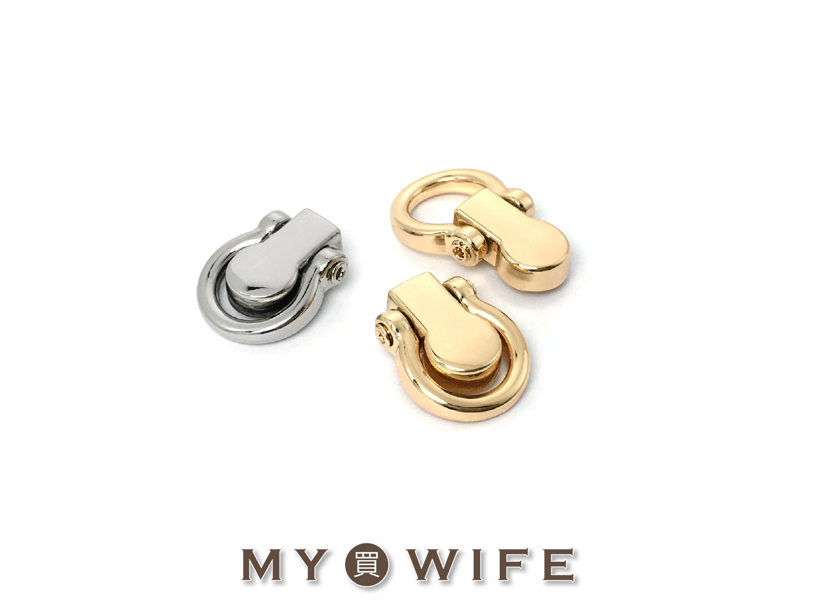 合金吊扣_側掛耳/連接環_4色【GY-5753】