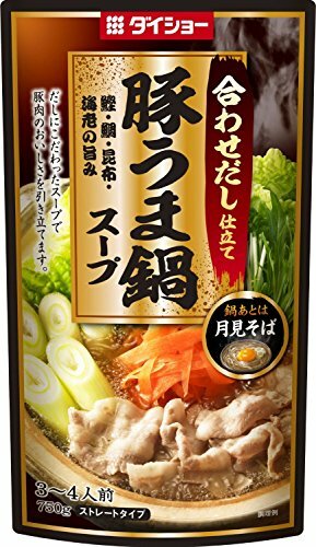 Daisho海鮮風味豚肉湯底 3~4人前 750g