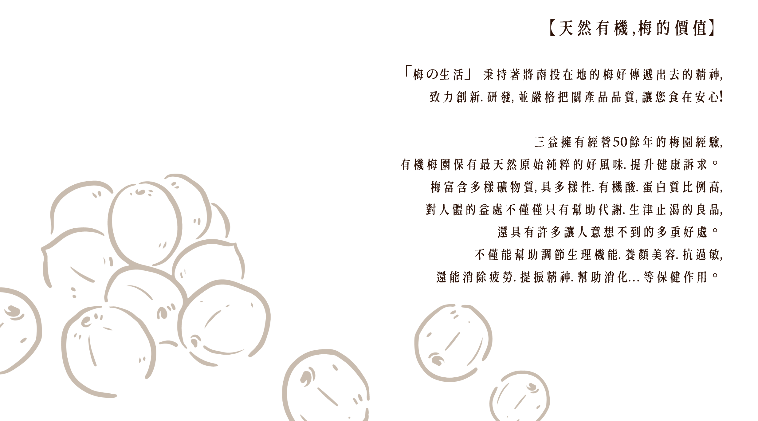 Plumlife梅的生活梅精梅子產品