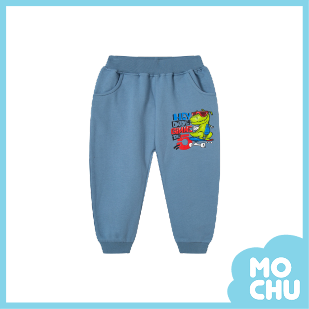 恐龍溜滑板休閒長褲
