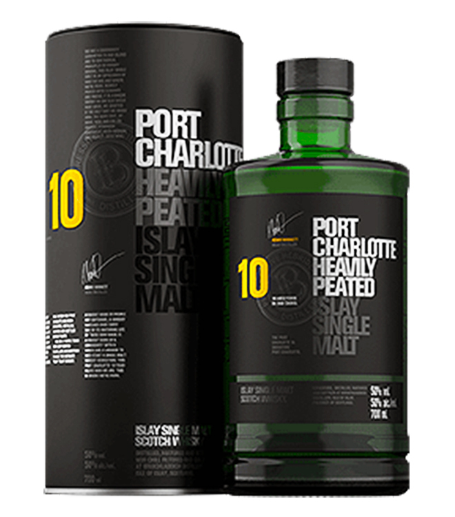 ウイスキー Port Charlotte Heavily Peated 2010 700ml Port Charlotte 10 - Heavily Peated Islay Single Malt Scotch