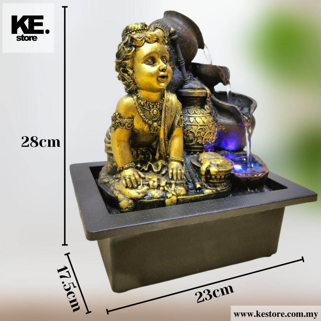 Indoor Baby Krishna Fountain Code 2313