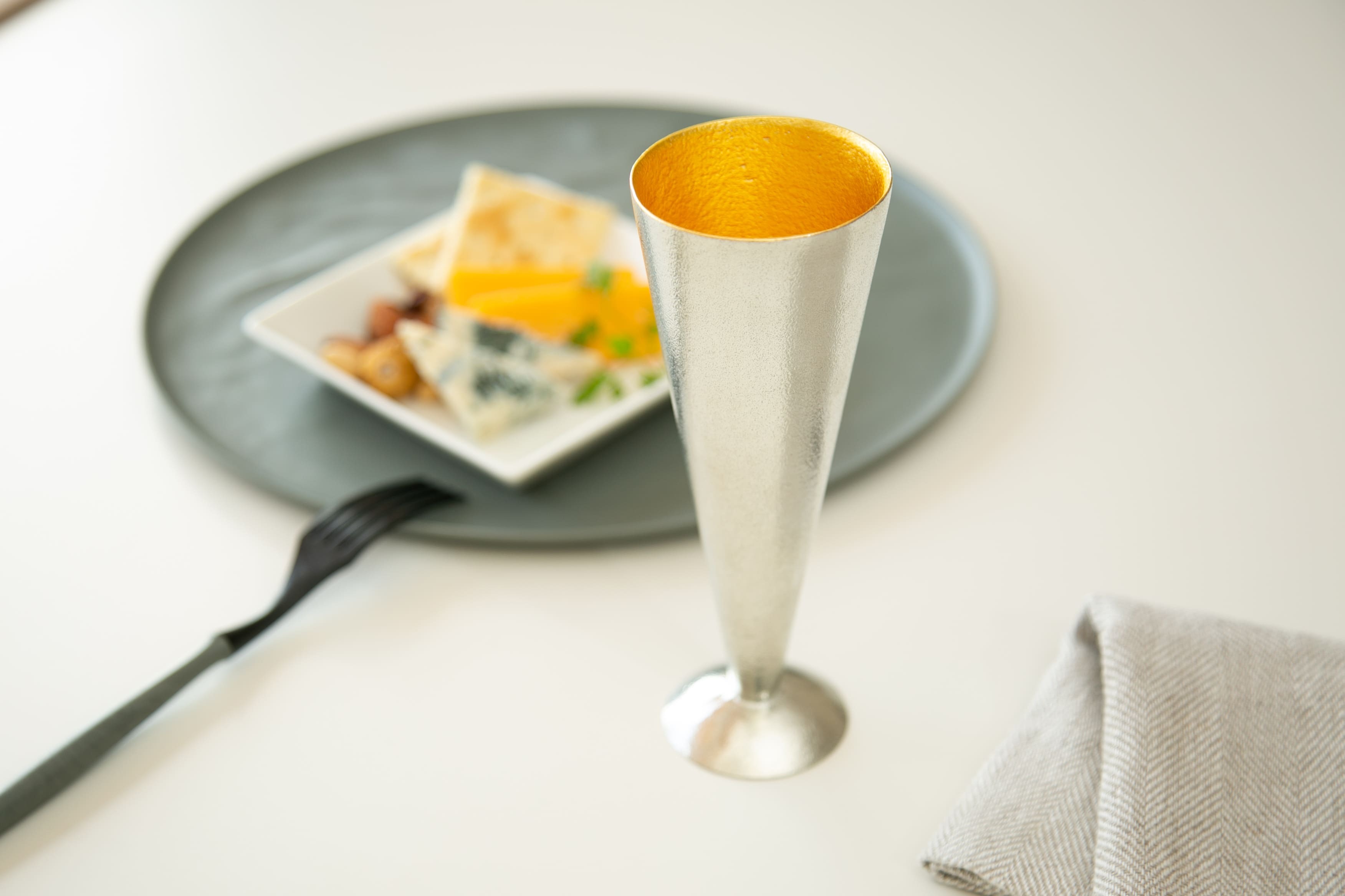 能作 金箔 香檳錫杯 (S) (150ML)