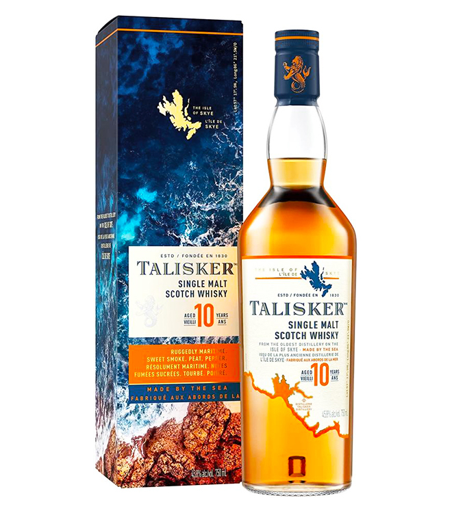 Talisker 10 Years Old Single Malt Whisky 700mL