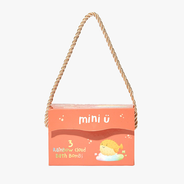 Mini U－彩虹雲沐浴球(3 包) (3x130g)