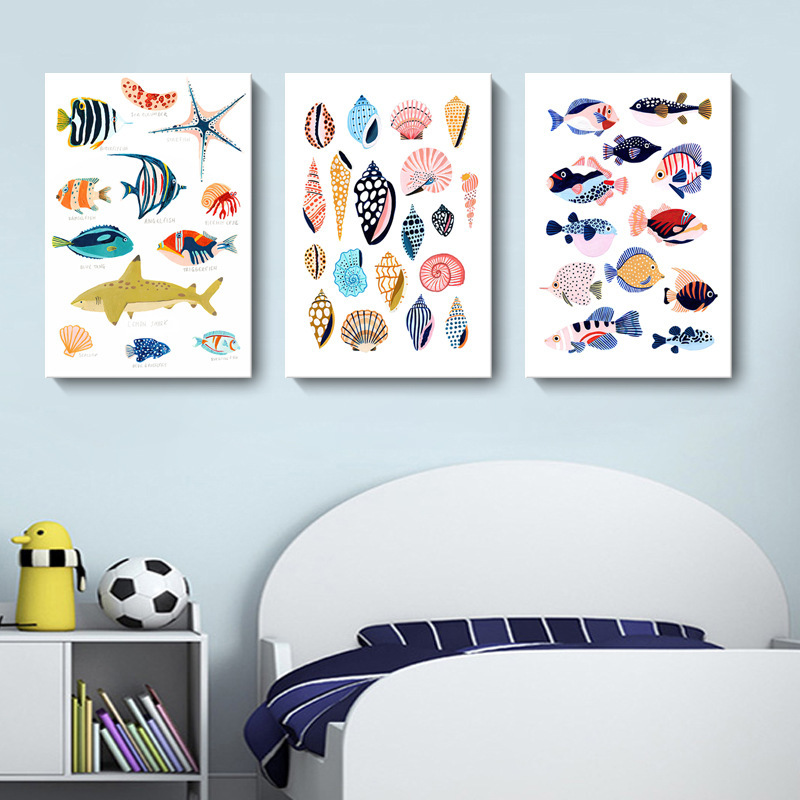 海洋夥伴無框掛畫