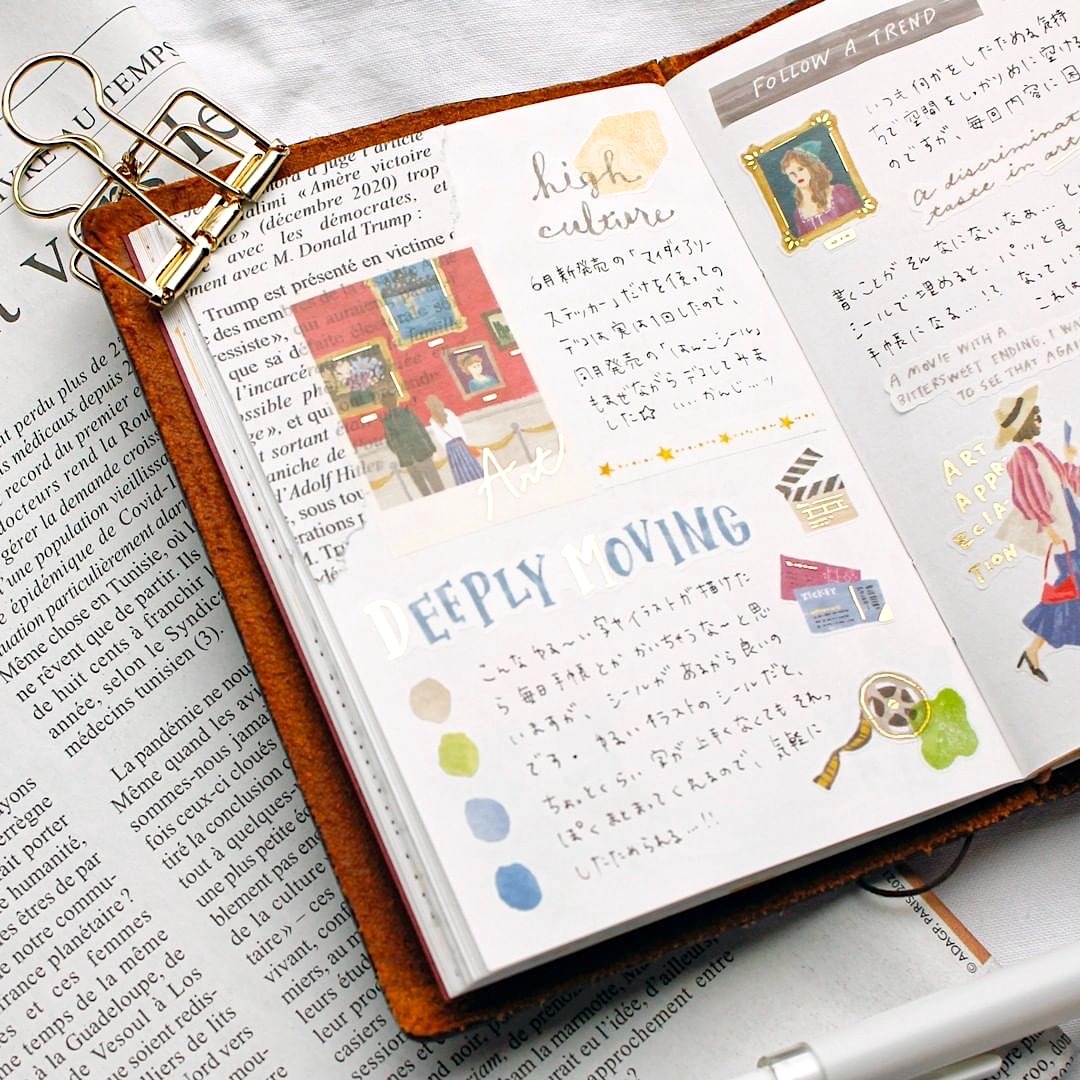 Mind Wave Sticker－My Diary Sticker Series (Japanese Stationery Brand)