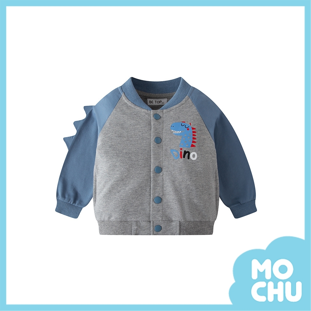Dino閉眼恐龍棒球外套(兩色)